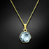 Кулон "Фантазия (Aquamarine Blue)" с кристаллами Swarovski™